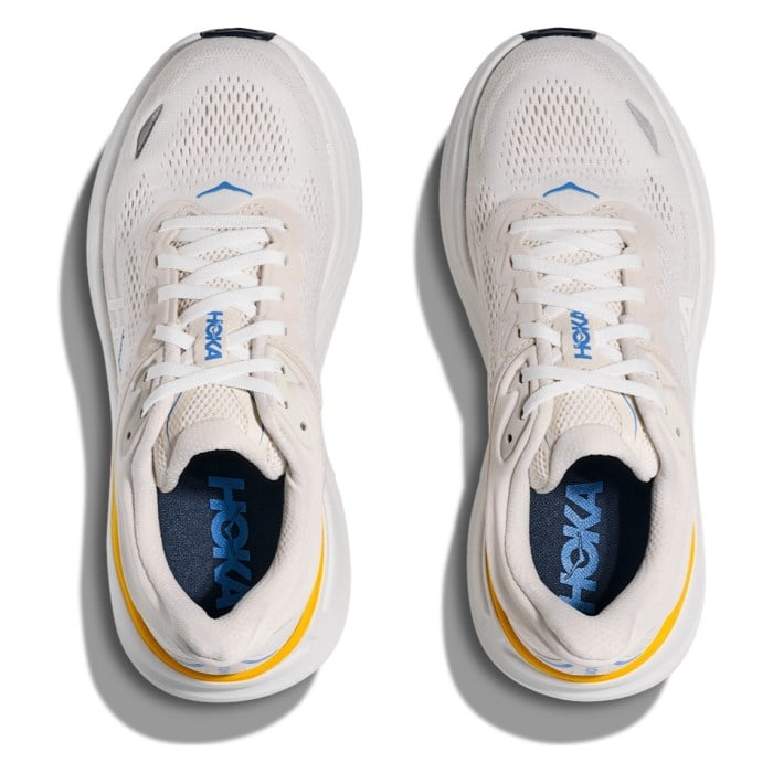 Hoka Bondi 9 - Womens Running Shoes - White/Grout - image 3