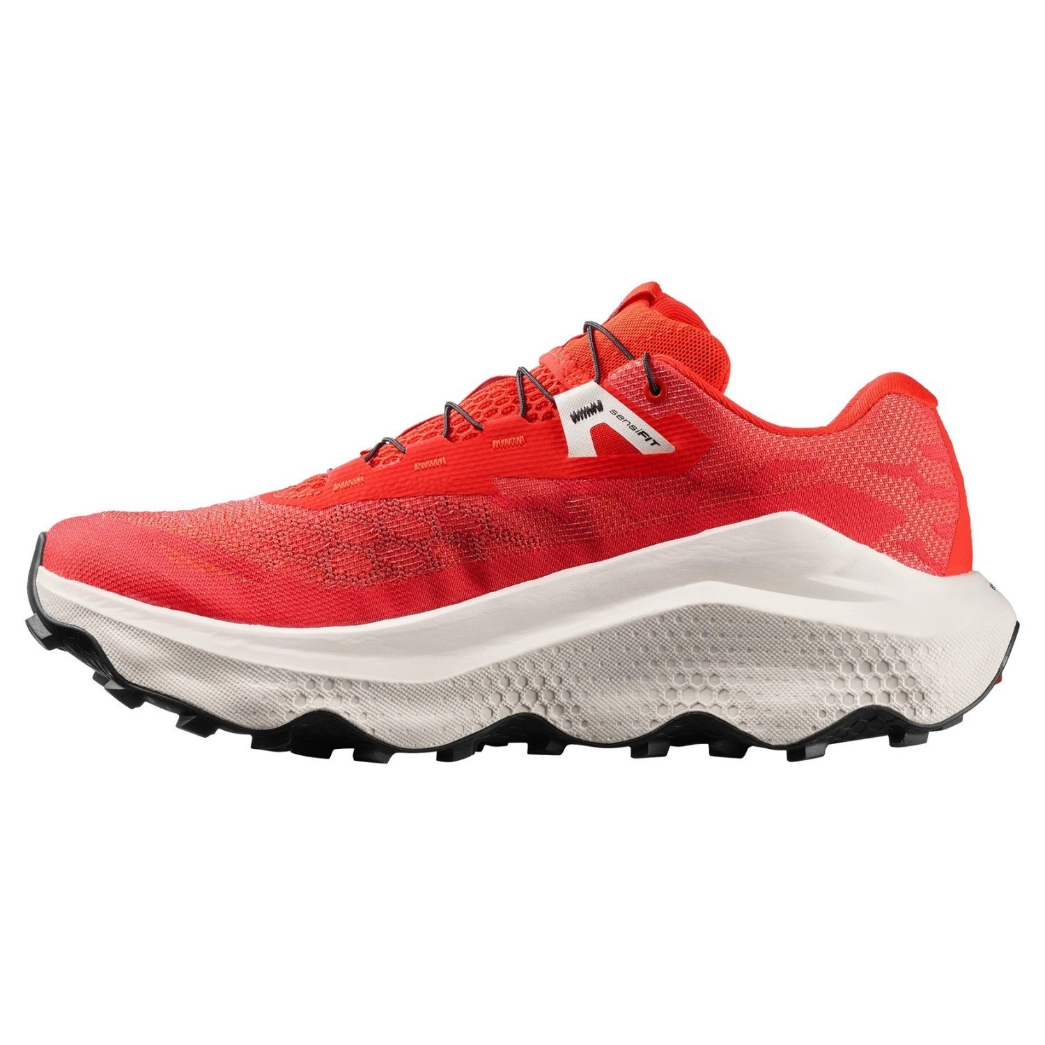 Salomon Ultra Glide 4 - Mens Trail Running Shoes - Fiery Red/Vanilla Ice/Black