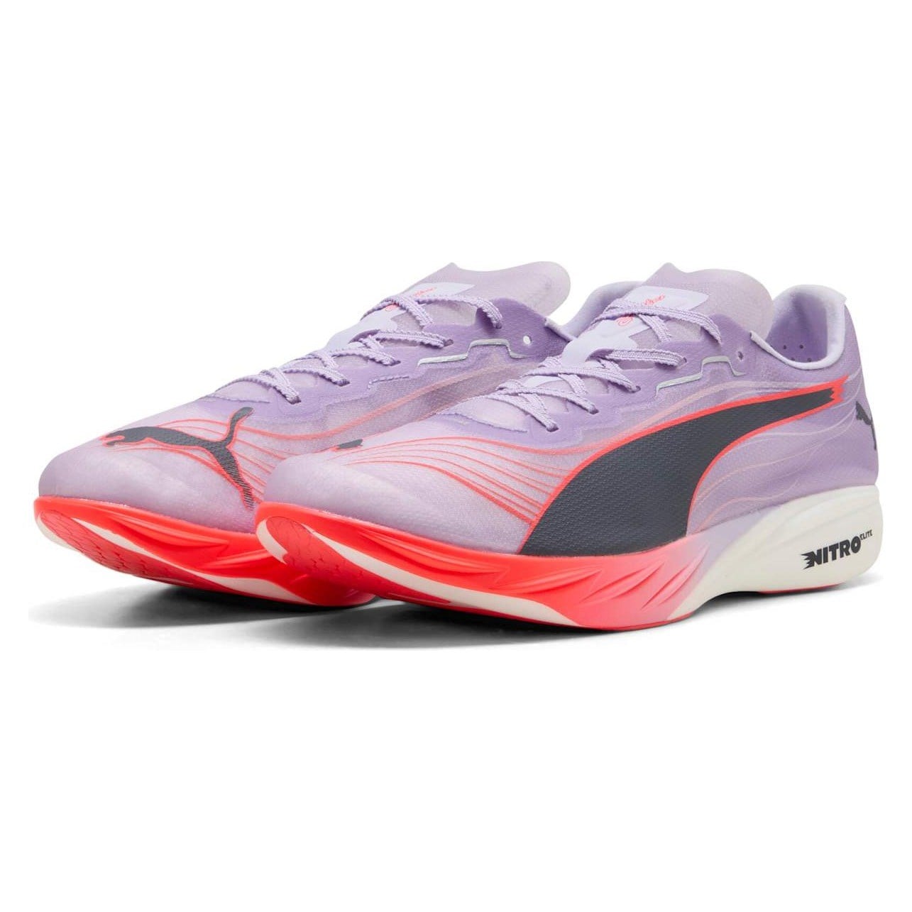 Puma Fast-FWD Nitro Elite 2 - Mens Racing Shoes - Light Lavender/Ultra Red - image 6