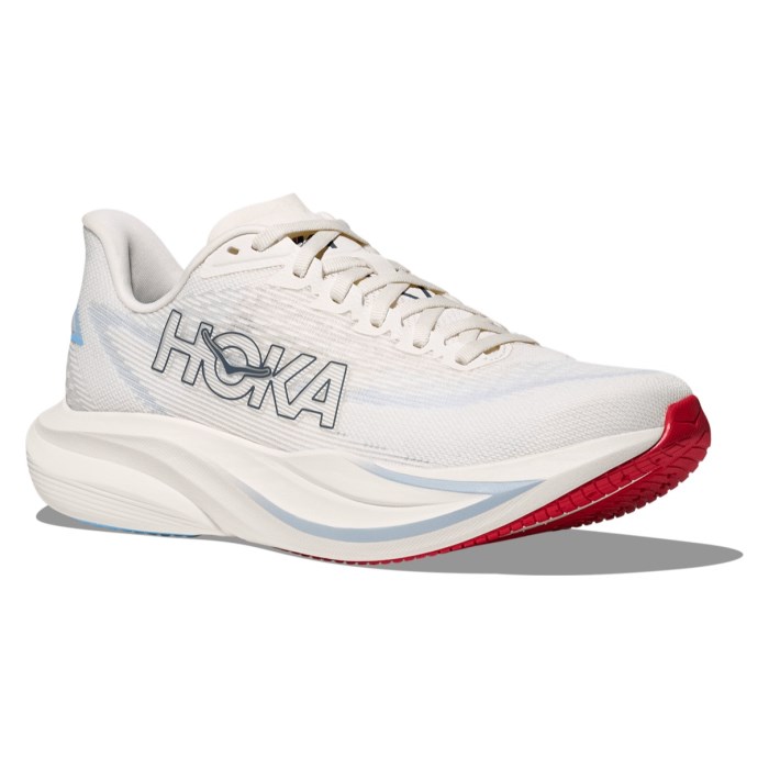 Hoka Mach 7 - Womens Running Shoes - Alabaster/Soaring Blue
