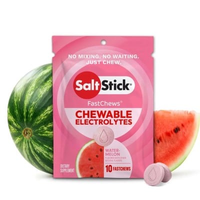 SaltStick FastChews - 10 Count Packet - Watermelon