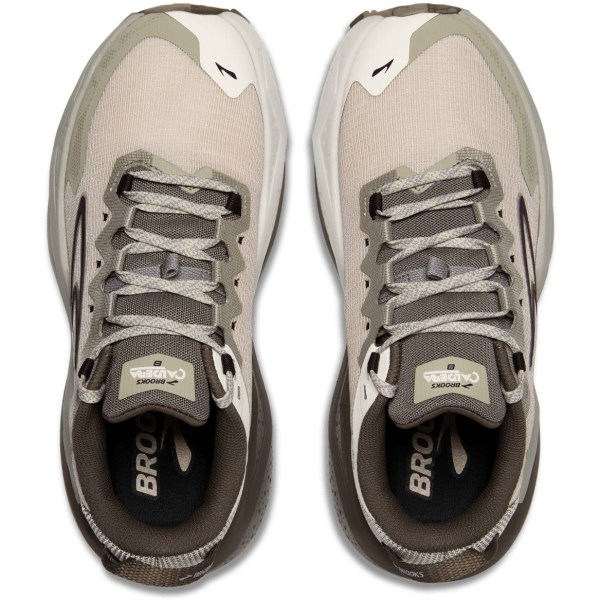 Brooks Caldera 8 - Womens Trail Running Shoes - Almond/Peach/Falcon
