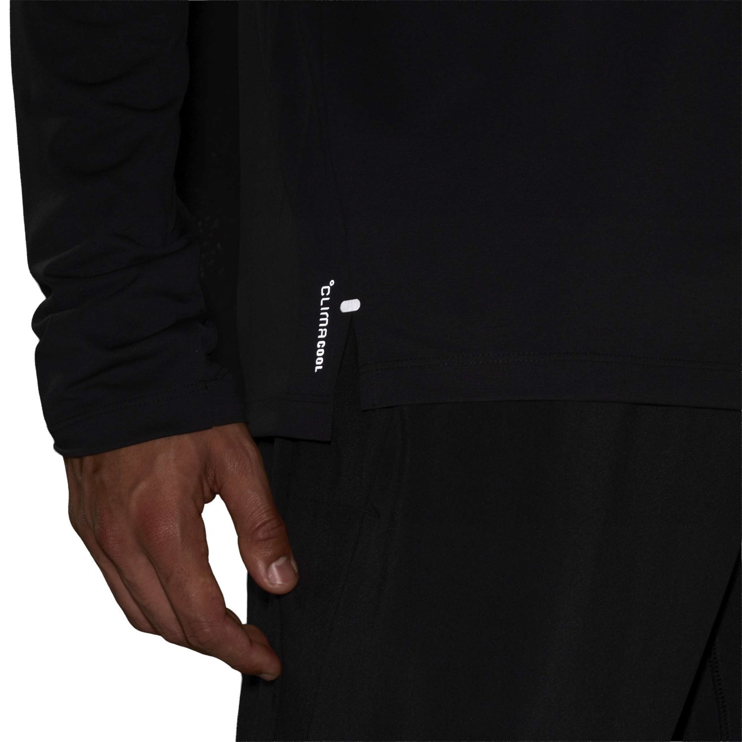 adidas ADI365 Iconic Mens Running Long Sleeve Top - Black - image 6