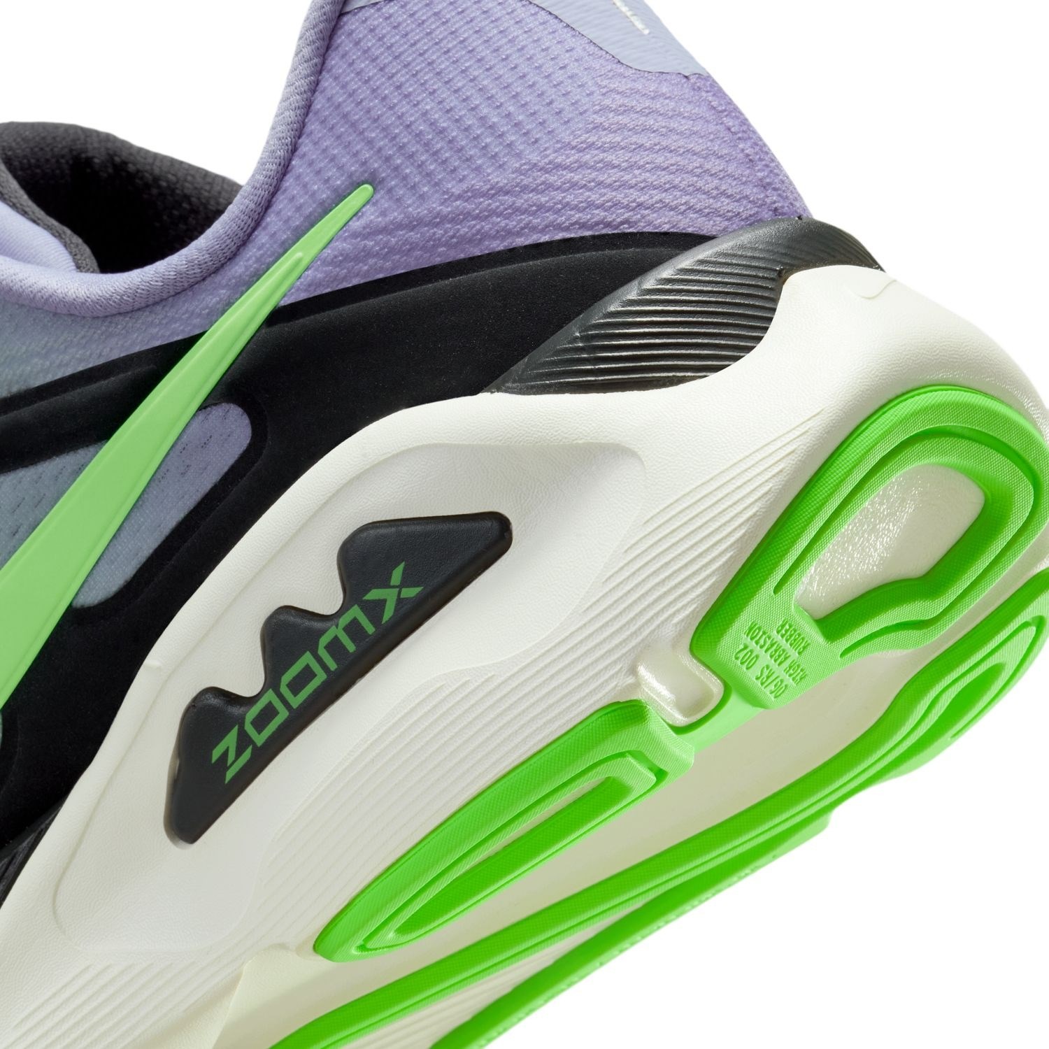 Nike Structure Plus - Mens Running Shoes - Iron Purple/Voltage Green/Off Noir/Sail