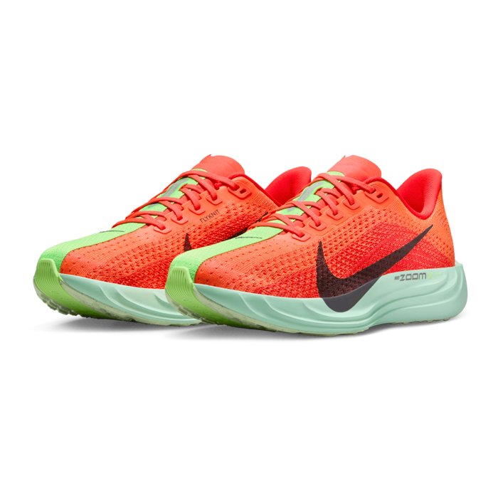 Nike Pegasus Plus - Womens Running Shoes - Bright Crimson/Cave Purple/Lime Blast