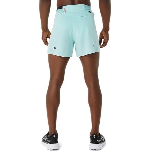 Asics Metarun 5inch Running Shorts - Mens Running Clothing - Oasis Green