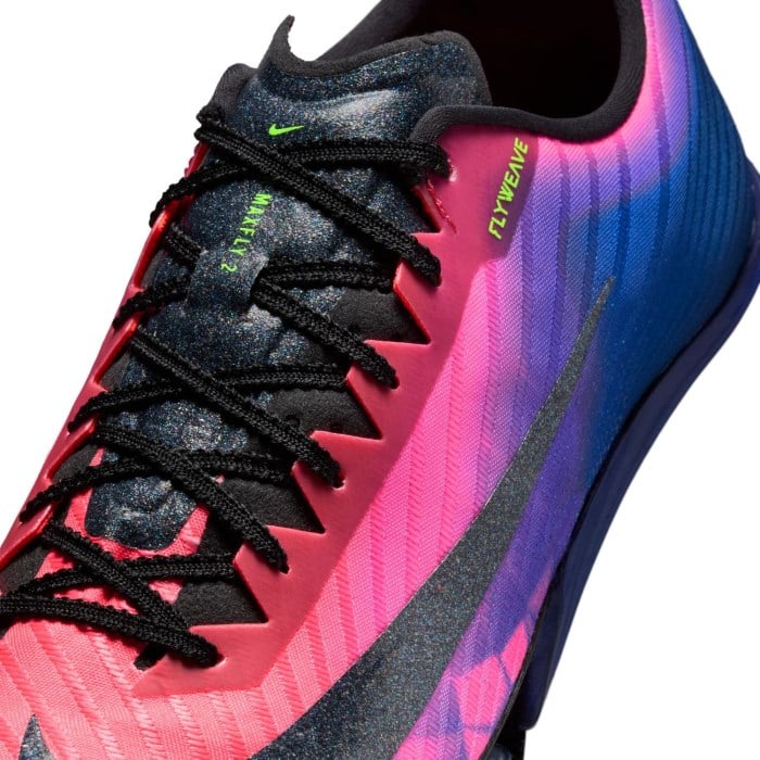 Nike Air Zoom Maxfly 2 GLAM - Unisex Track Sprint Spikes - Fierce Purple/Black/Flash Crimson