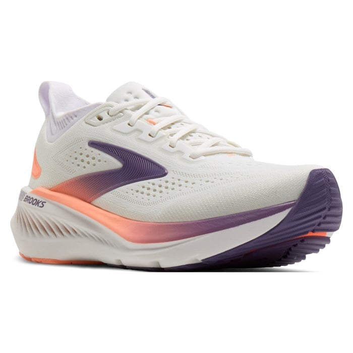 Brooks Glycerin GTS 23 - Womens Running Shoes - White/Mulled Grape/Clear - image 2