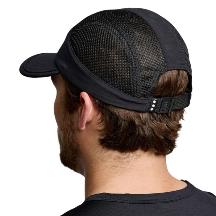 Saucony Outpace Foamie Running Cap - Black/Graphic