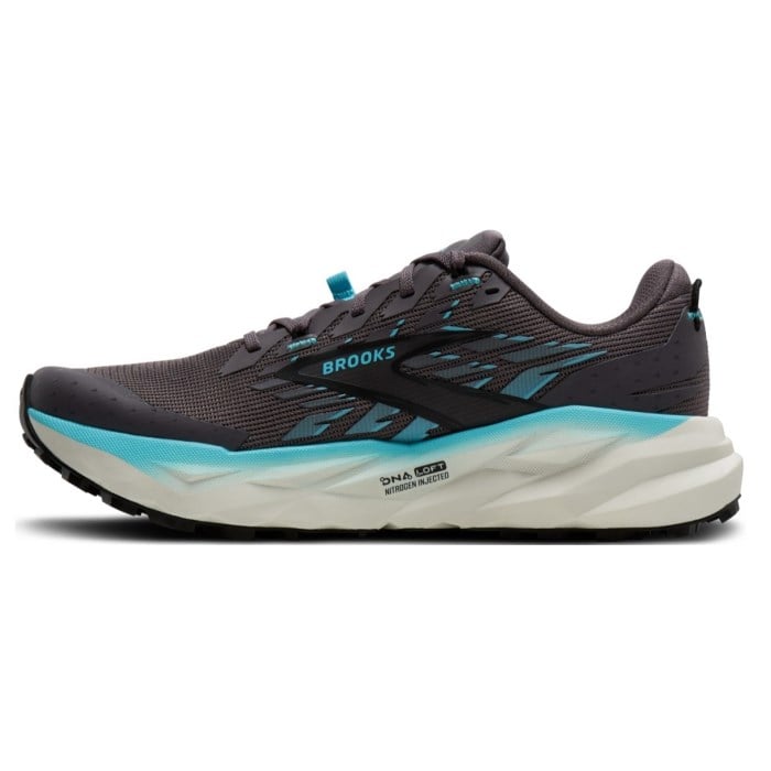 Brooks Cascadia 19 - Womens Trail Running Shoes - Rabbit/Black/Bluefish - image 2