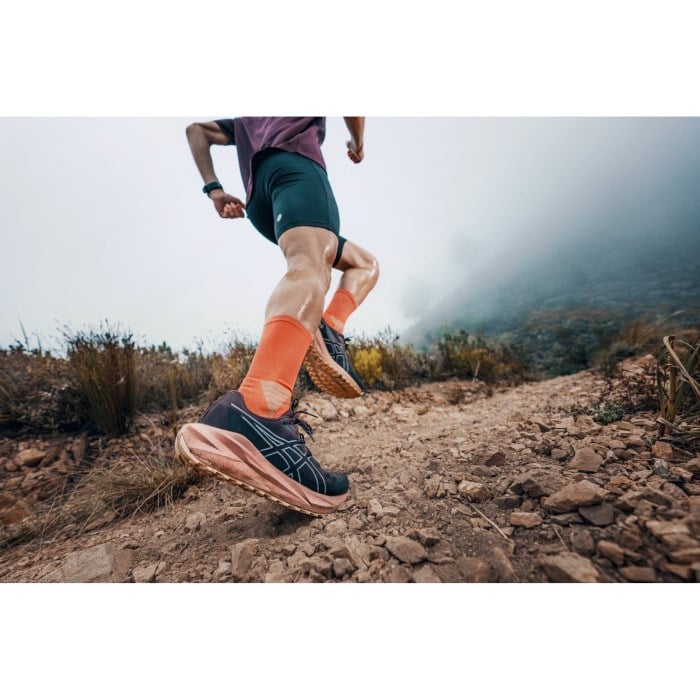 Asics Blazeblast - Womens Trail Running Shoes - Dark Aubergine/Rose Dust - image 8