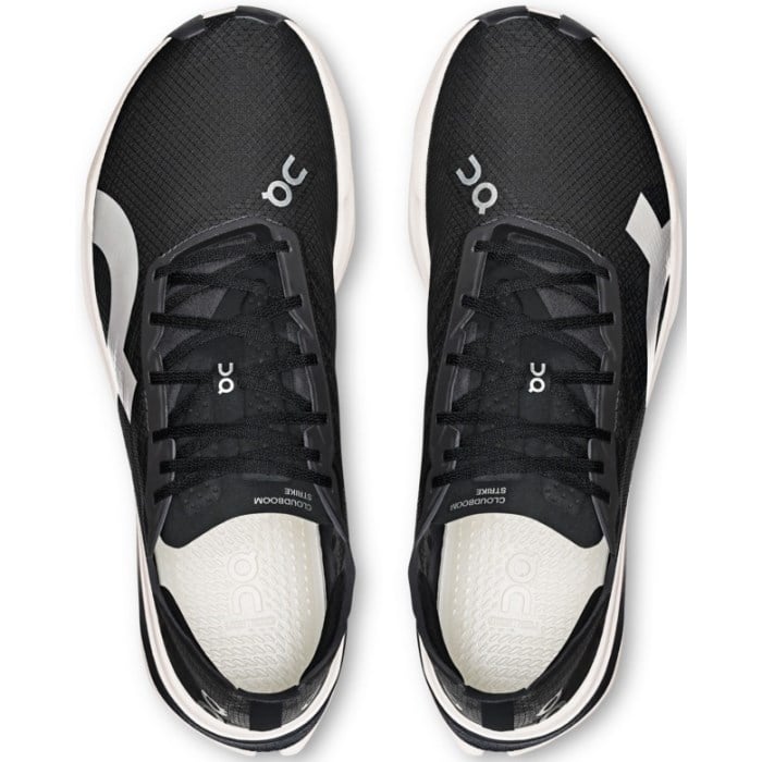 On Running Cloudboom Strike - Mens Road Racing Shoes - Black/White