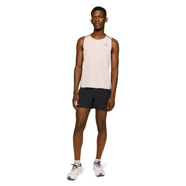 On Running 5 Inch Lightweight Mens Running Shorts - Black