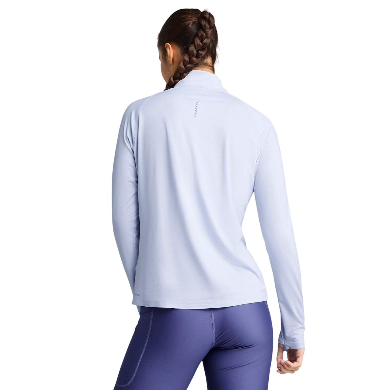 Puma Run Velocity Womens Quarter Zip - Weather Heather
