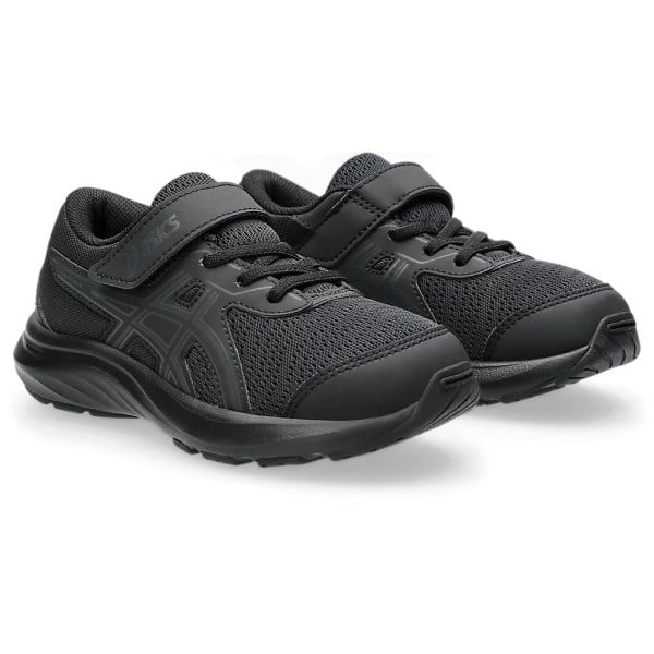 Asics Contend 9 PS - Kids Running Shoes - Black/Graphite Grey