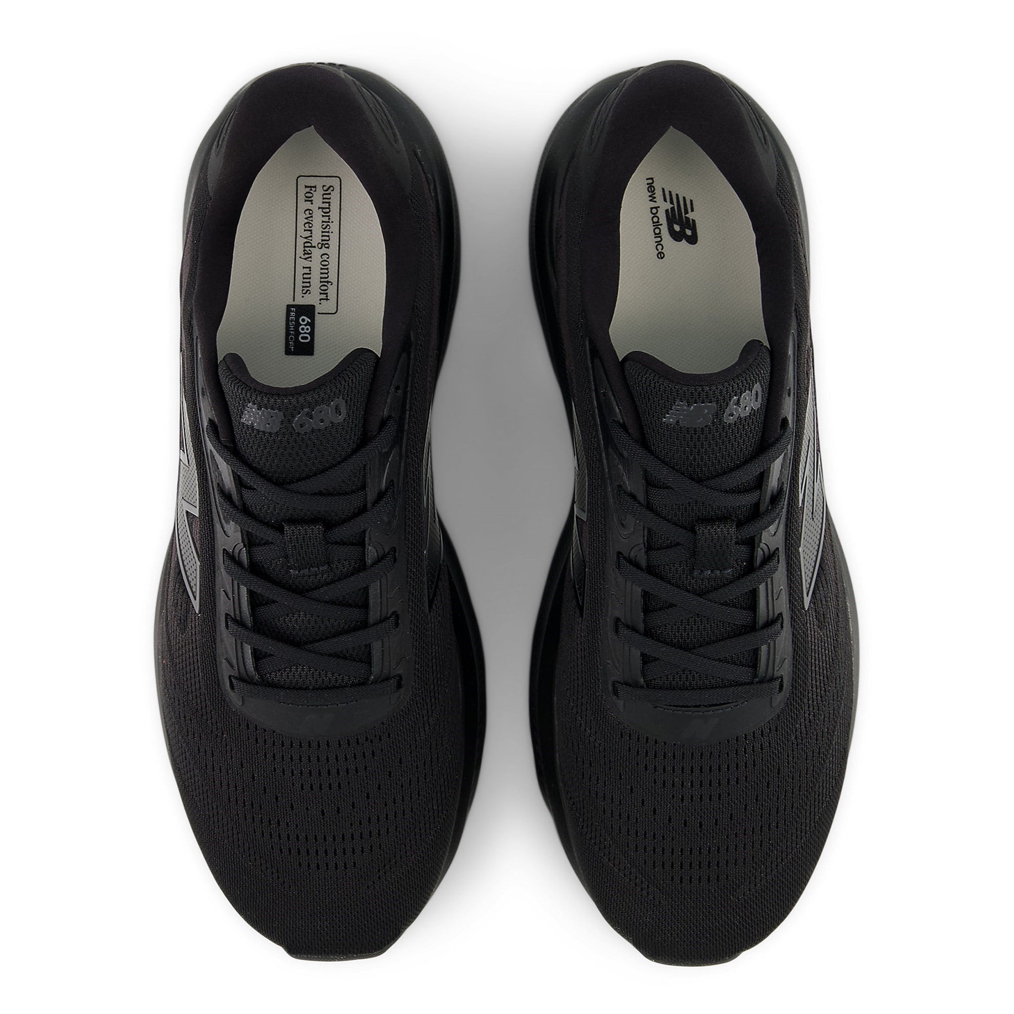 New Balance 680v9 - Mens Running Shoes - Black/Faded Black - image 3