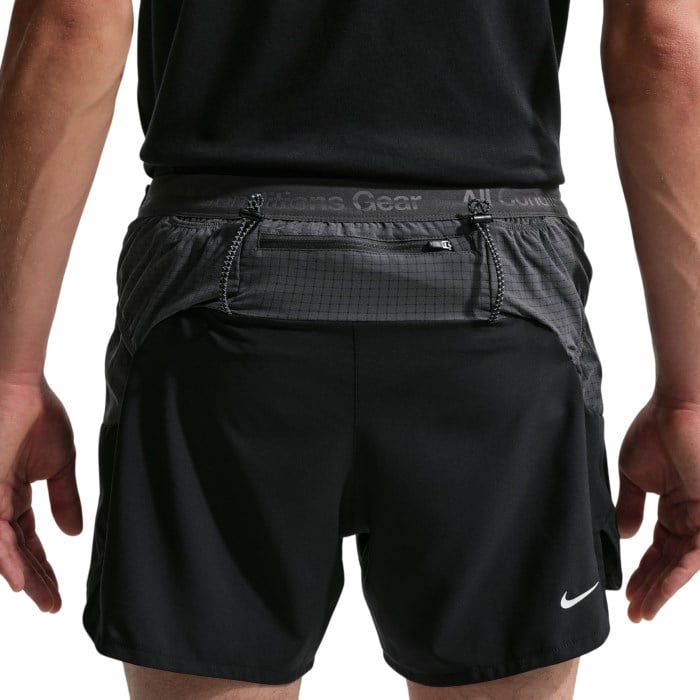 Nike ACG Second Sunrise 5 Inch Mens Brief-Lined Running Shorts - Black/Anthracite/Summit White
