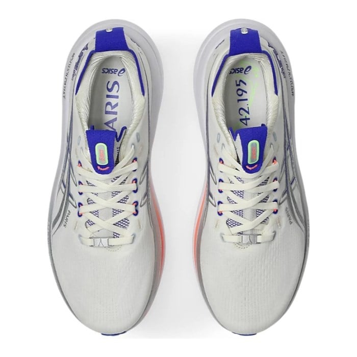 Asics Gel Nimbus 28 Paris Marathon - Unisex Running Shoes - Cream/Pure Silver