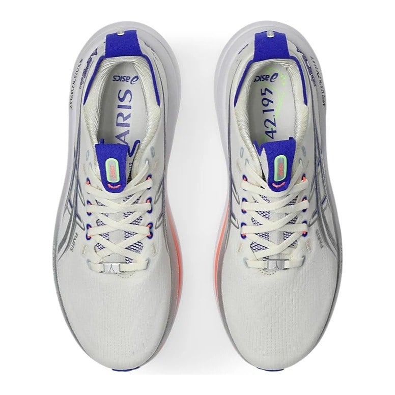 Asics Gel Nimbus 28 Paris Marathon - Unisex Running Shoes - Cream/Pure Silver