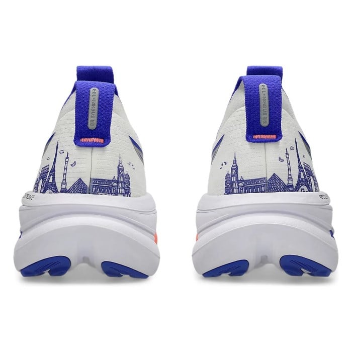 Asics Gel Nimbus 28 Paris Marathon - Unisex Running Shoes - Cream/Pure Silver