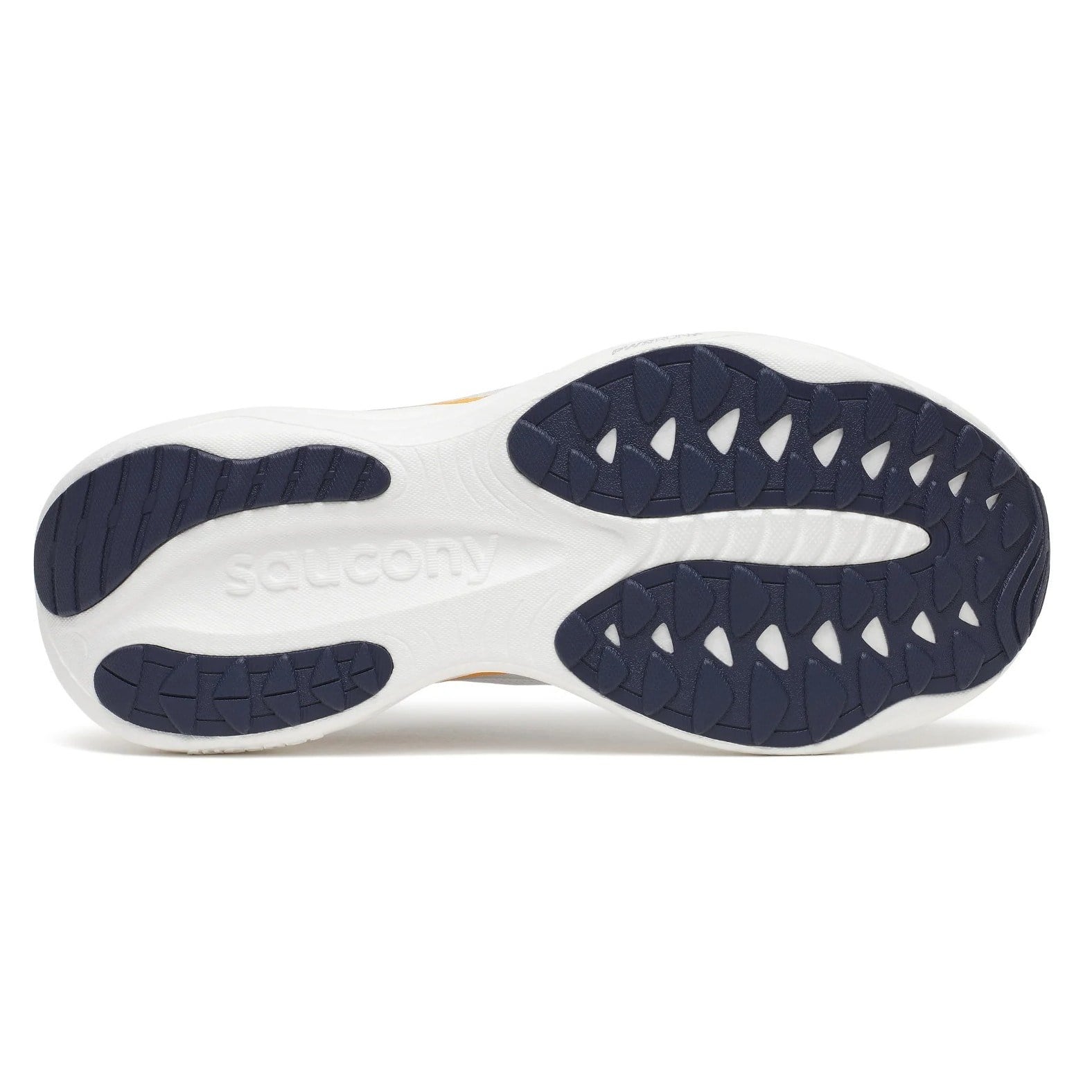 Saucony Ride 19 - Mens Running Shoes - White/Naval - image 4