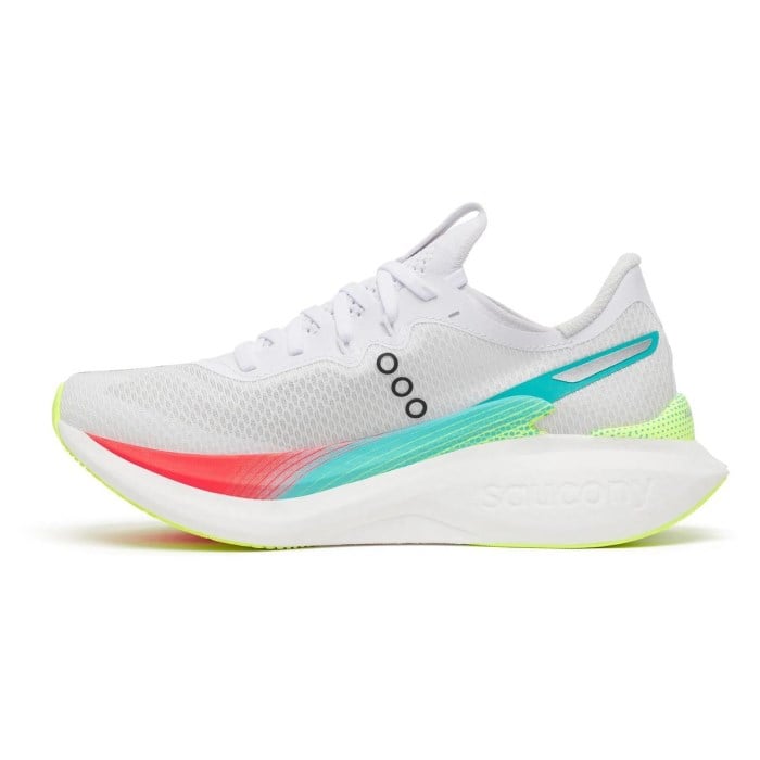 Saucony Endorphin Pro 5 - Womens Racing Shoes - White/Multi - image 3