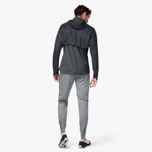 On Running Mens Weather Jacket - Black/Shadow