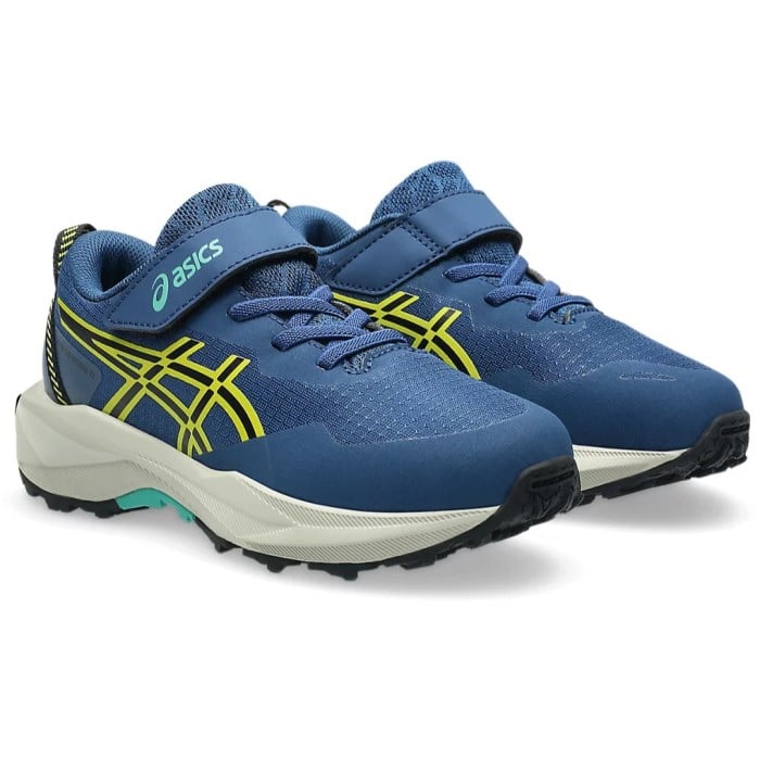 Asics Pre Venture 11 PS - Kids Trail Running Shoes - Twilight Blue/Cacti