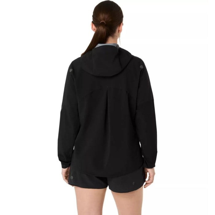 Asics MetaRun Legend Womens Running Jacket - Performance Black - image 2