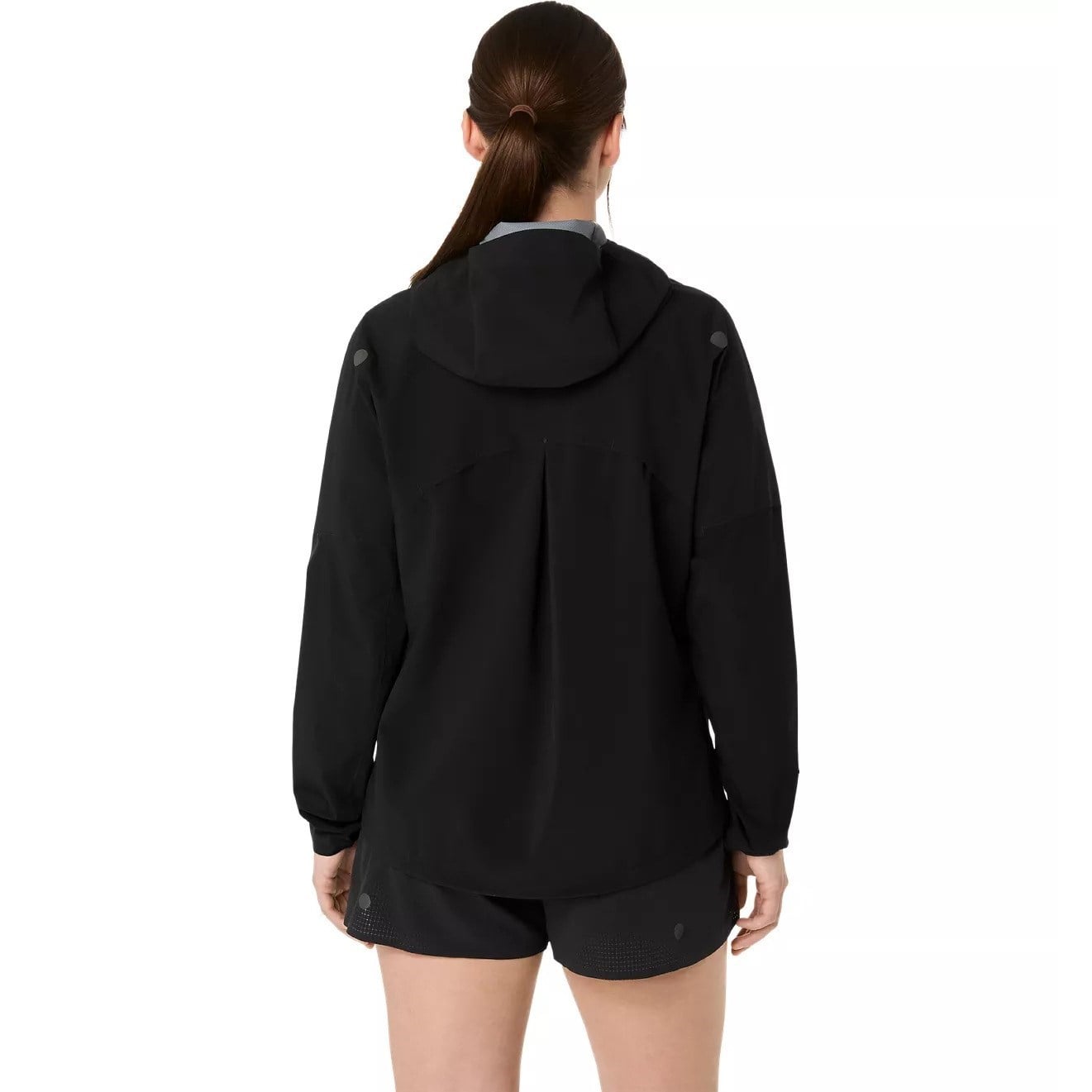 Asics MetaRun Legend Womens Running Jacket - Performance Black - image 2