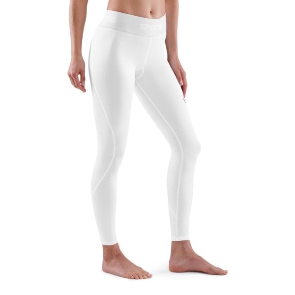 Skins Series-1 Womens 7/8 Compression Tights - White