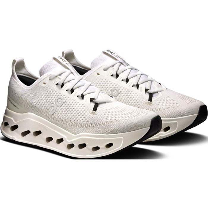 On Cloudsurfer Max - Mens Running Shoes - White/White