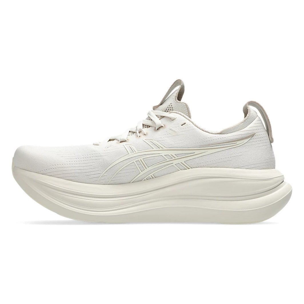 Asics Gel Nimbus 28 - Mens Running Shoes - Soft Oat/Cream - image 2