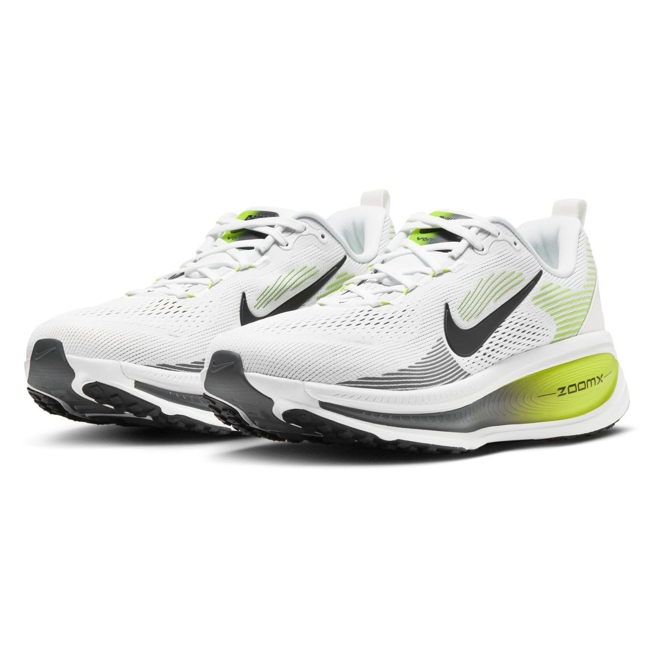 Nike Vomero 18 - Mens Running Shoes - White/Lemon Venom/Dark Grey/Black - image 6