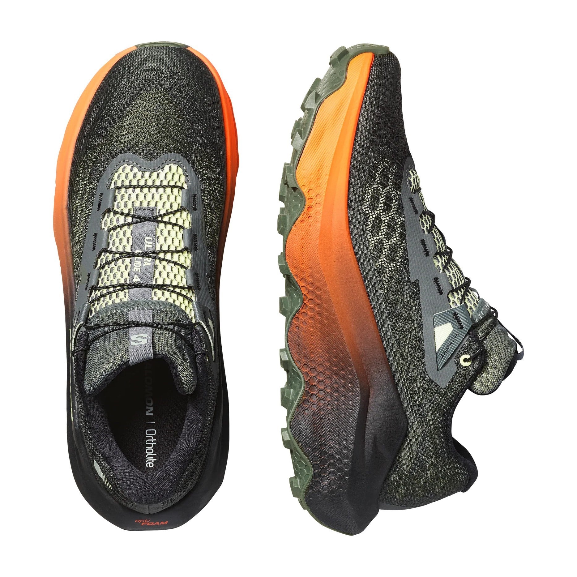Salomon Ultra Glide 4 - Mens Trail Running Shoes - Urban Chic/Black/Lime Cream - image 3