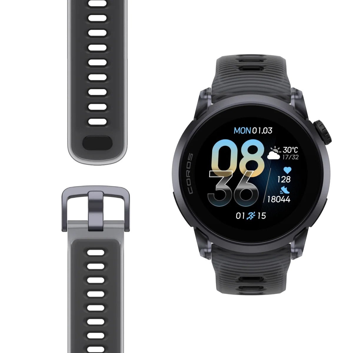 Coros Pace 4 Premium Aluminium Multisport GPS Watch with Nylon Band - Crystal Black - image 5