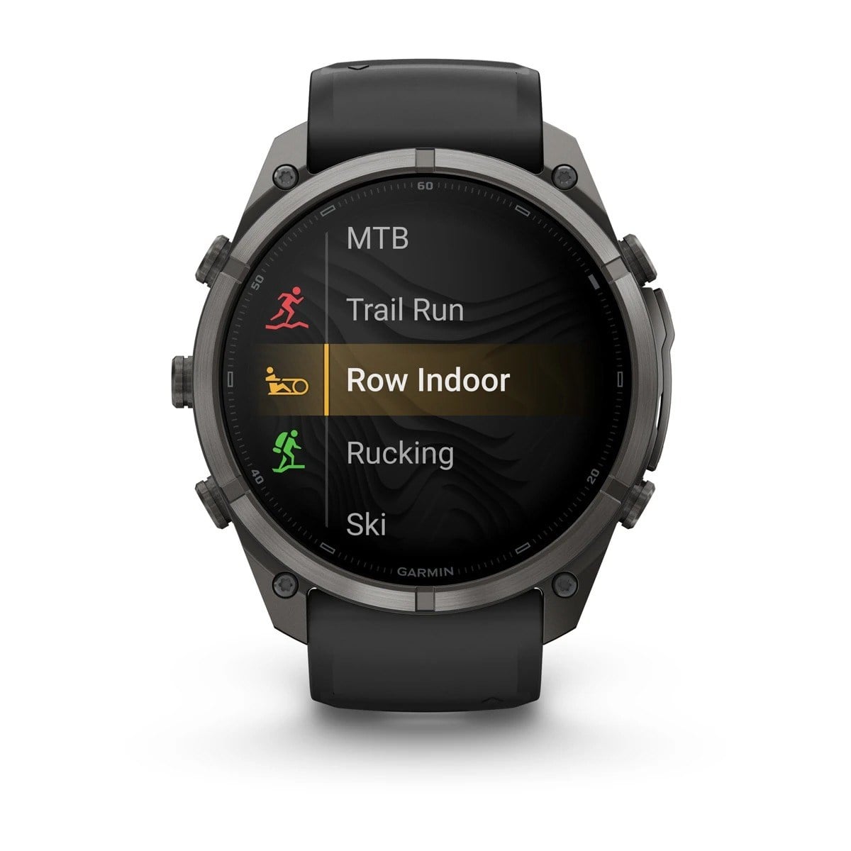 Garmin Fenix 9 Pro 51mm Premium Multisport Smartwatch - Carbon Grey DLC Titanium with Black/Pebble - Carbon Grey DLC Titanium with Black/Pebble Grey Silicone Band - image 5