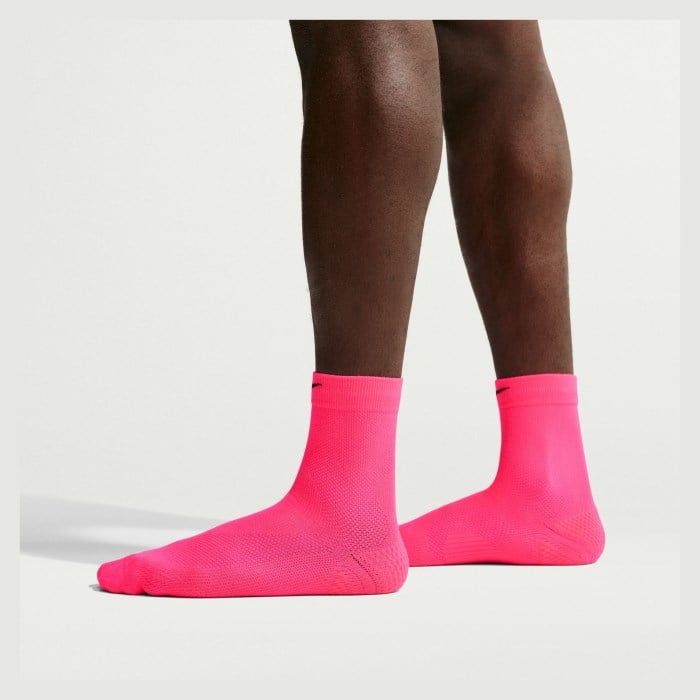 Nike Lightweight Crew Running Socks - Hyper Pink/Black - image 6