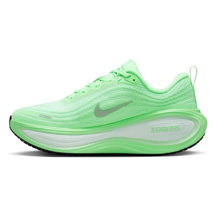 Nike Vomero Plus - Womens Running Shoes - White/Metallic Silver/Illusion Green - image 3