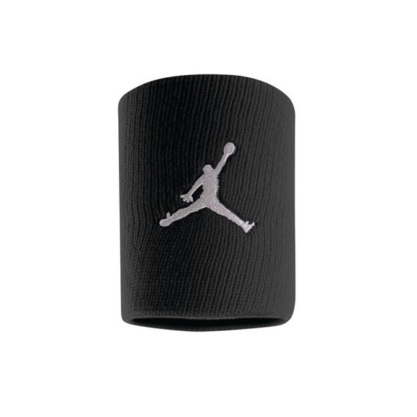 Jordan Jumpman Basketball Wristbands - Black/White
