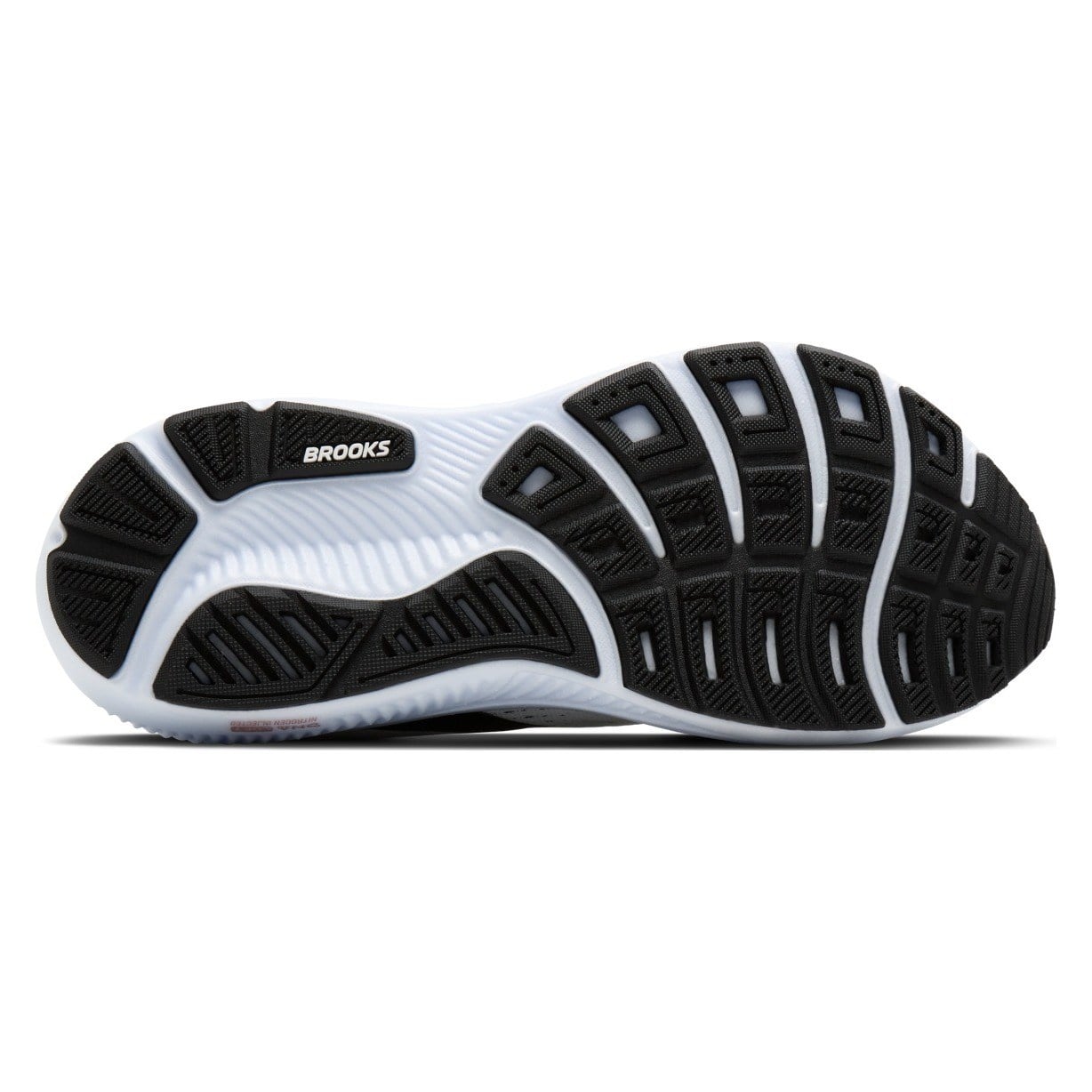 Brooks Ghost 18 - Womens Running Shoes - White/Black/Rose Gold