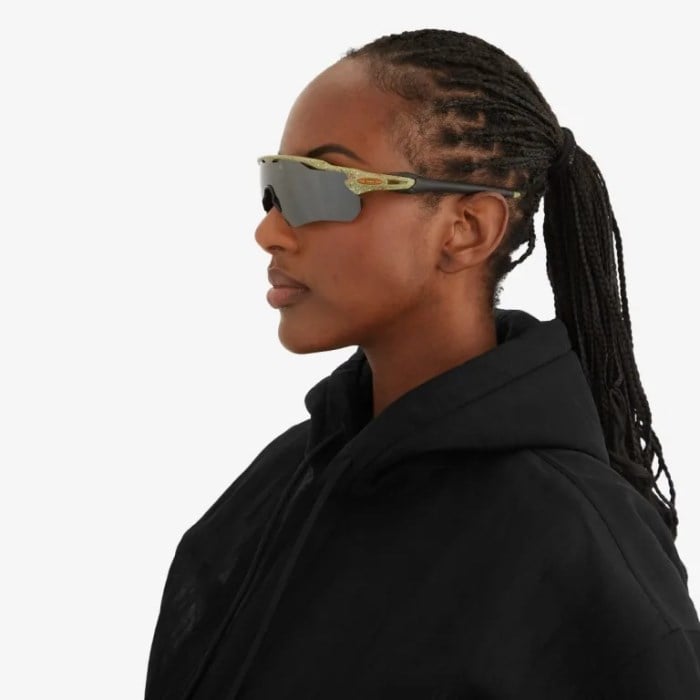 Oakley Radar EV Path Polarized - Unisex Sunglasses - Matte Fern Terrazzo/Prizm Black - image 4