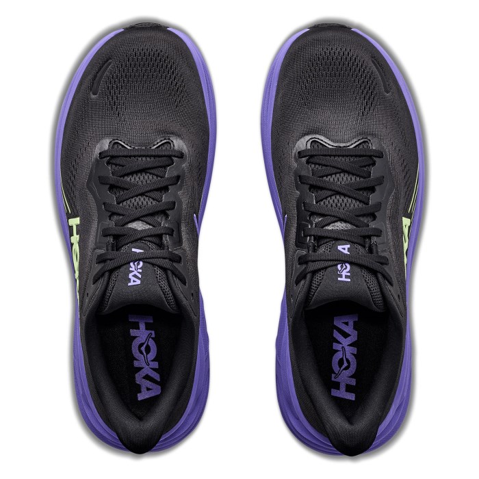 Hoka Clifton 11 - Mens Running Shoes - Black/Neon Yuzu/Purple - image 4
