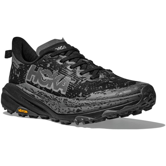 Hoka Speedgoat 6 GTX - Womens Trail Running Shoes - Black/Outer Orbit