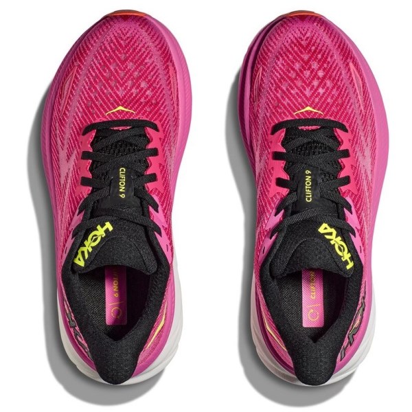 Hoka Clifton 9 - Womens Running Shoes - Raspberry/Strawberry