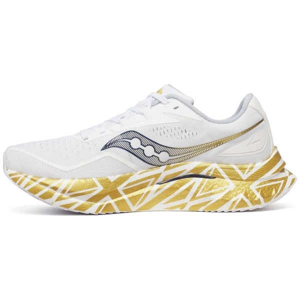 Saucony Endorphin Speed 4 London - Mens Running Shoes - White/Gold
