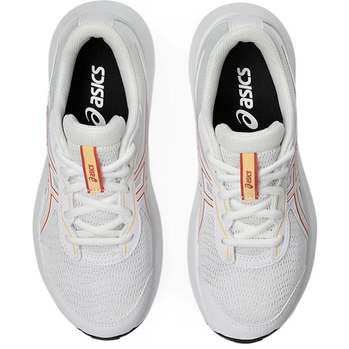 Asics Contend 9 GS - Kids Running Shoes - White/Orange