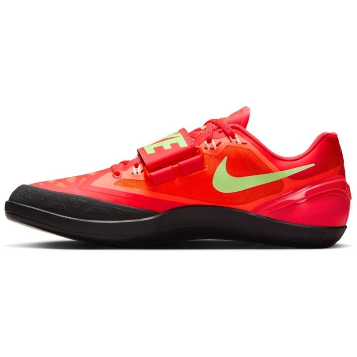 Nike Zoom Rotational 6 - Unisex Throwing Shoes - Bright Crimson/Washed Coral/Lime Blast