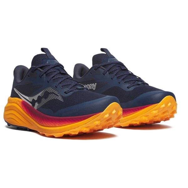 Saucony Xodus Ultra 3 - Mens Trail Running Shoes - Navy/Peel