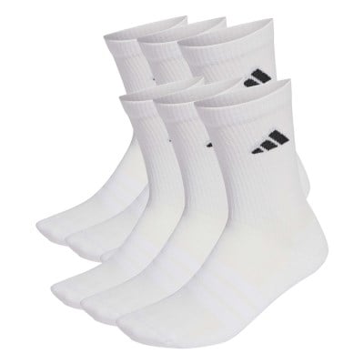 adidas Unisex Cushioned Crew Socks - 6 Pack